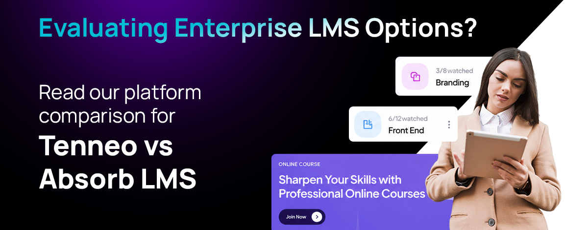 Tenneo vs Absorb LMS (2026)- An Enterprise Buyer's Comparison